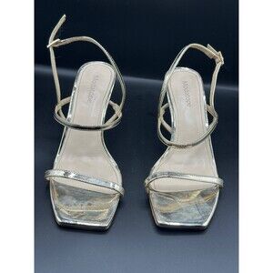 Modatope Heels 8.5 Golden Shiny